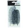 Pluimen 6 FEATHERS BLACK&WHITE