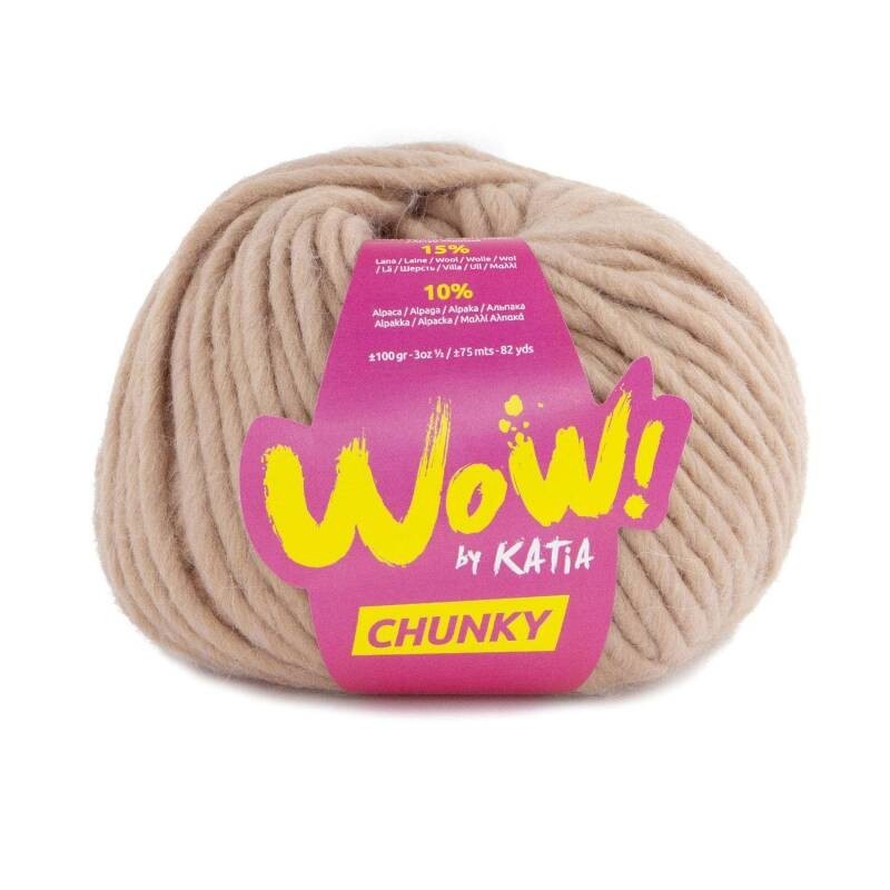 WOW CHUNKY 59 beige rosado 100 gr