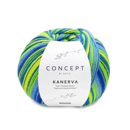 KANERVA SOCKS 100 neon/azules verdes 150