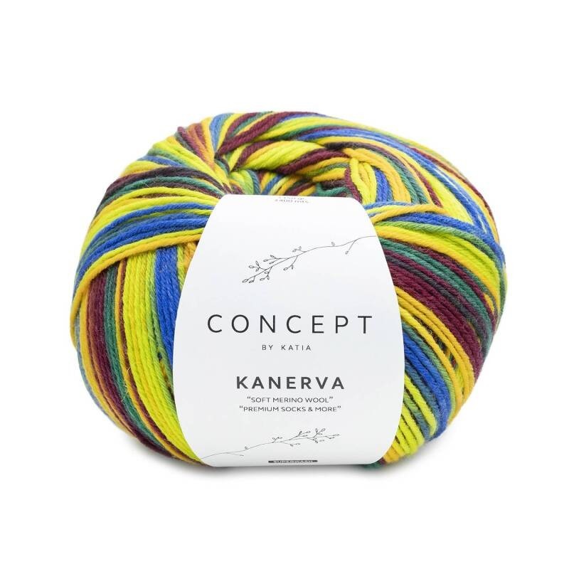 KANERVA SOCKS 104 Azulin/amarill grana 150