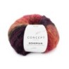 BOHEMIAN 201 Zwart-Rood-Oker 50