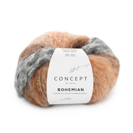 BOHEMIAN 206 Nerts-Roest bruin-Zwart 50