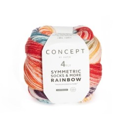 RAINBOW SYMMETRIC SOCKS&MORE 50 naranjas/ocre/petr