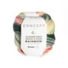 RAINBOW SYMMETRIC SOCKS&MORE 52 verdes/naranj/cora