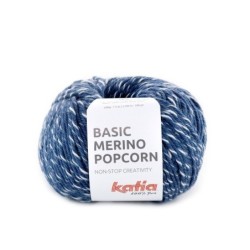 BASIC MERINO POPCORN 101 jeans/blanco 50gr.