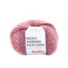 BASIC MERINO POPCORN 200 rosa/multicolor 50gr.