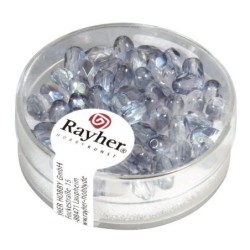 Glas-facetkr.6x4mm 50st iris.blauwgrijs