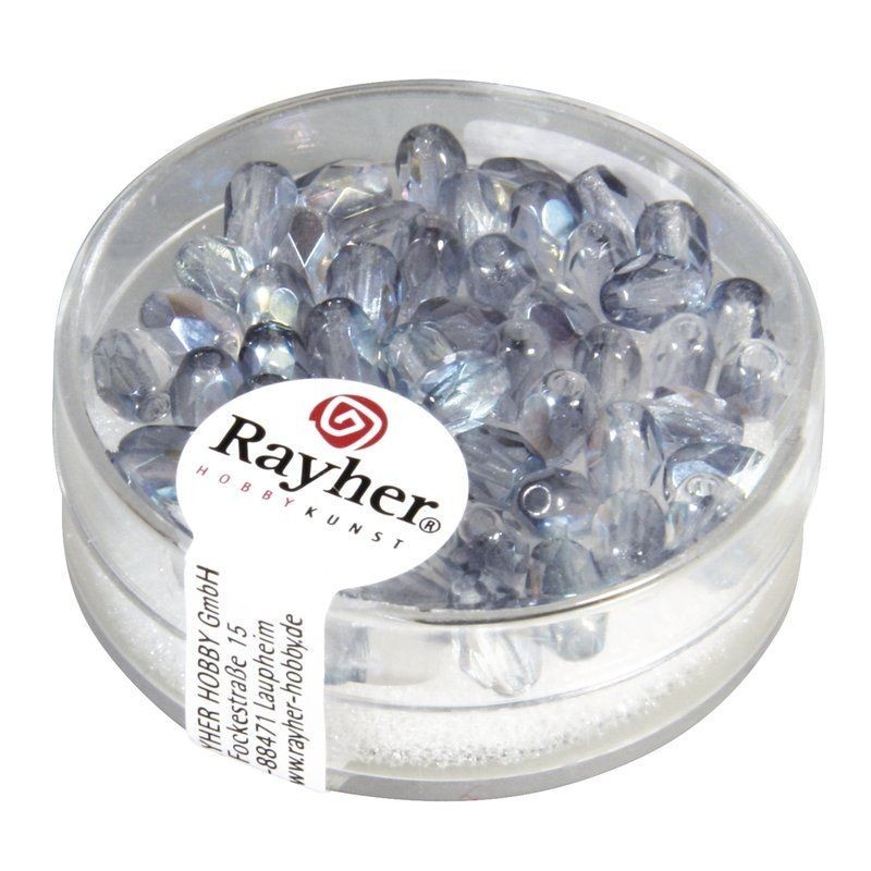 Glas-facetkr.6x4mm 50st iris.blauwgrijs