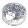 Glas-facetkr.6x4mm 50st iris.blauwgrijs