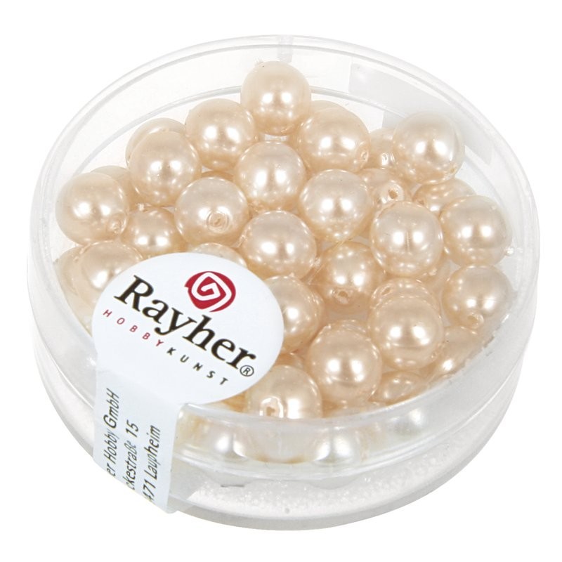 Renaissance glasparels  6mm     45st