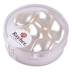 Renaiss. chips 19x13mm wit      /6st
