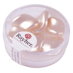 Renaiss. chips 19x13mm l'roze   /6st