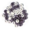 Glazen kralen grootgats 6mm 55gr