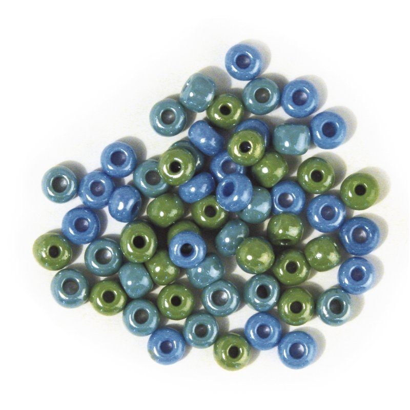 Glazen kralen grootgats 8,7mm 55gr