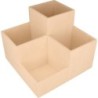 corner storage 4 compartments 23x23x18cm