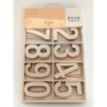 WOODEN NUMBERS 6CM