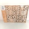 WOODEN ALPHABET 6CM