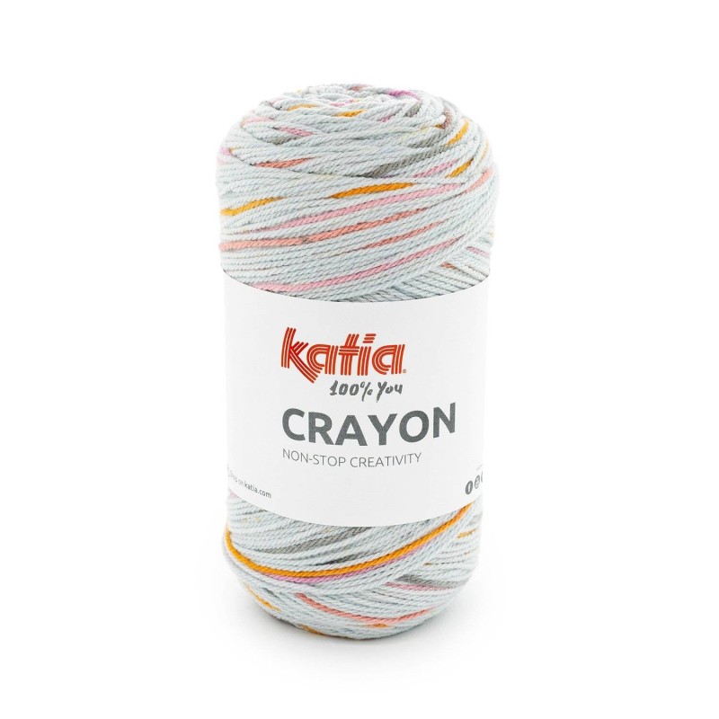 CRAYON 1427 Grijs-Licht rood oranje-Oranje 100