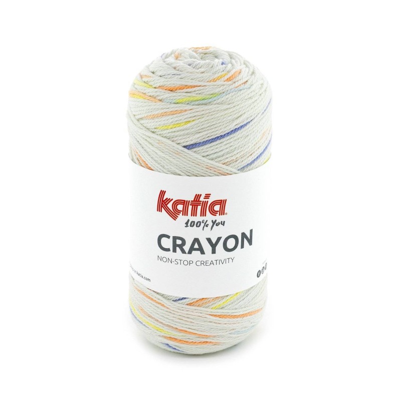 CRAYON 1427 Wit-Oranje-Licht hemelsblauw 100