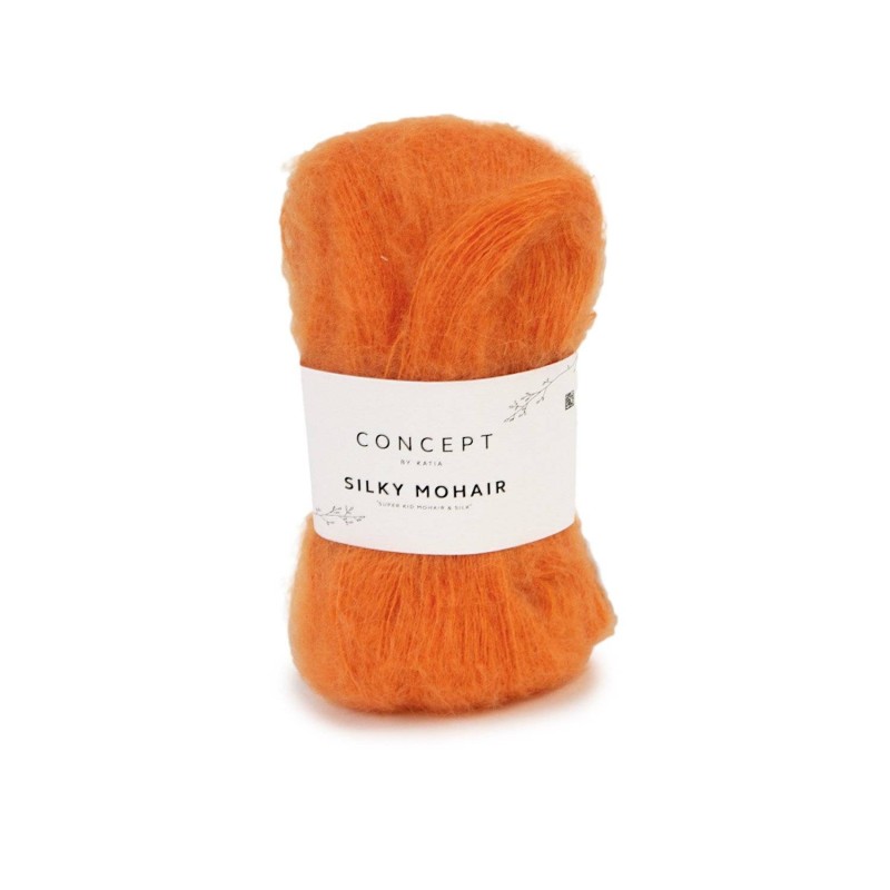 SILKY MOHAIR 110 Oranje 25