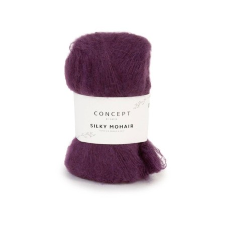 SILKY MOHAIR 114 Aubergine 25