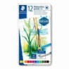 aquarel kleurpotloden - metalen etui 12 st DJ