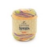 FAIR COTTON STRETCH 1464 Paars-Groen-Oranje 100