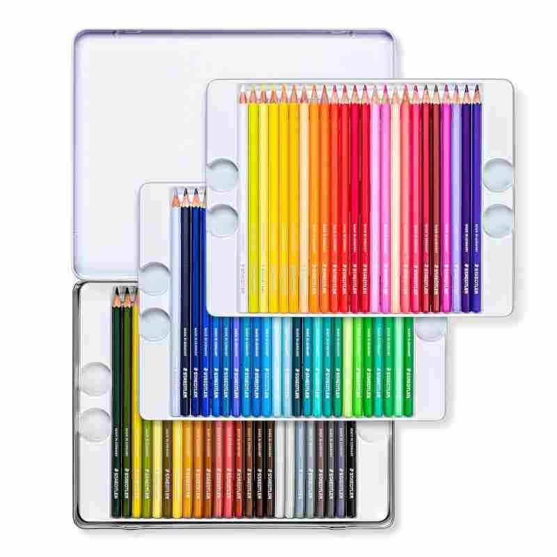 kleurpotloden - metalen etui 72 st DJ