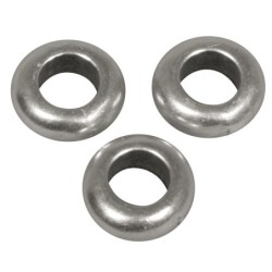 Metaal-wieltje 9mm 3st. zilverkl.