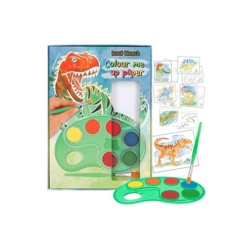Dino World Colour me up paper
