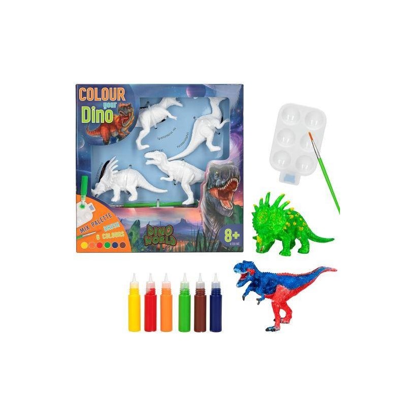 Dino World DIY Colour your Dino