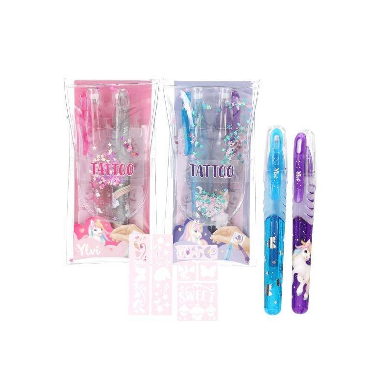 Ylvi tattoo glitter gelpennen