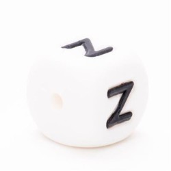 Siliconen letterkraal Z / per stuk