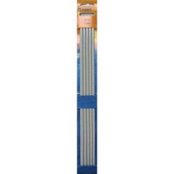 Breinaalden grijs Pony 7mm  stel/5st 40cm