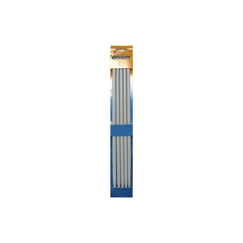 Breinaalden grijs Pony 10mm stel/5st