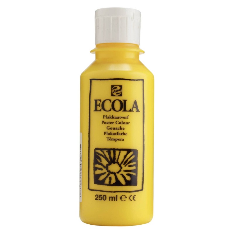Ecola Plakkaatverf 250 ml Geel 200