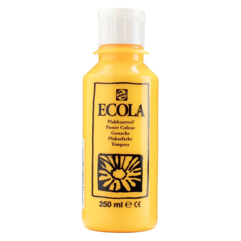 Ecola Plakkaatverf 250 ml Donkergeel 202