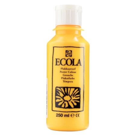Ecola Plakkaatverf 250 ml Donkergeel 202