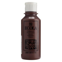 Ecola Plakkaatverf 250 ml Brown 400