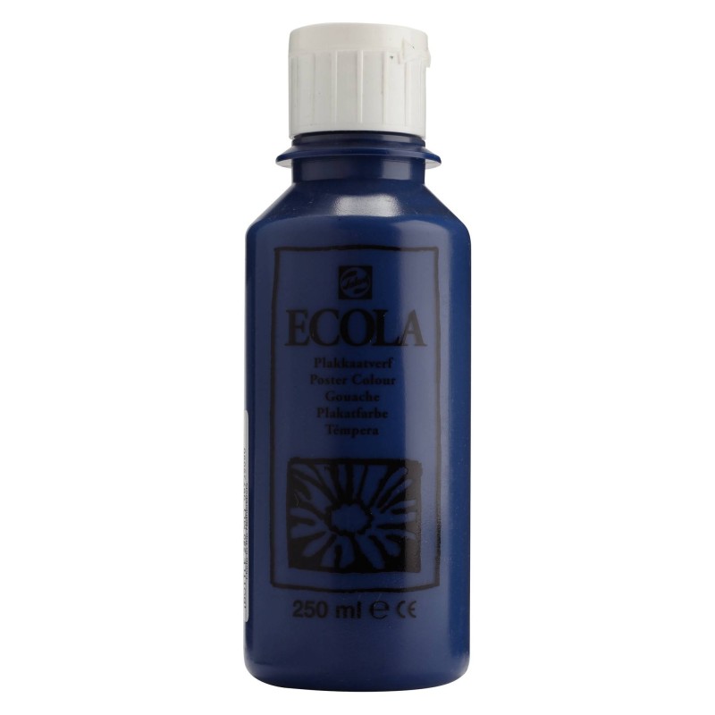 Ecola Plakkaatverf 250 ml Pruisischblauw 508