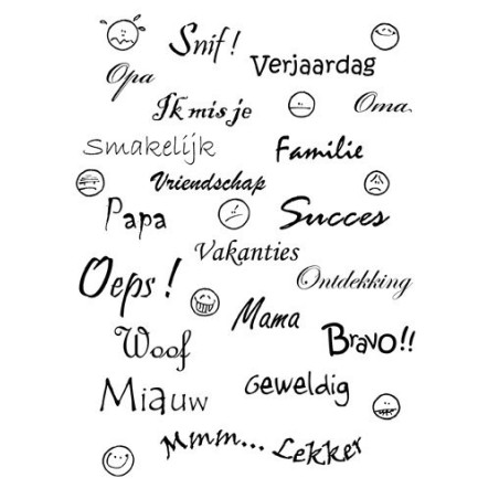 Clear Stamps teksten   1019