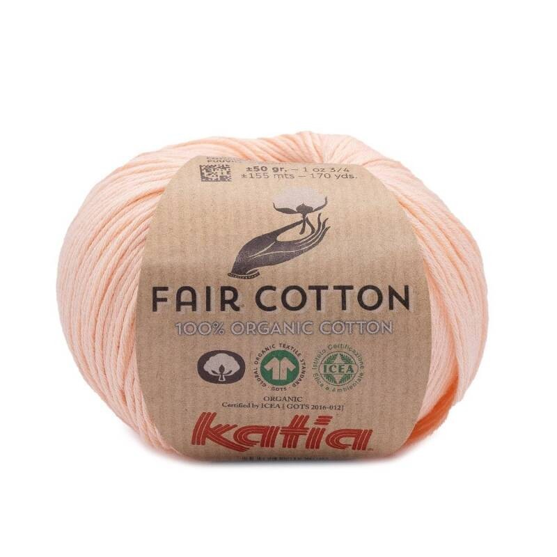 FAIR COTTON 55  licht zalm  50gr