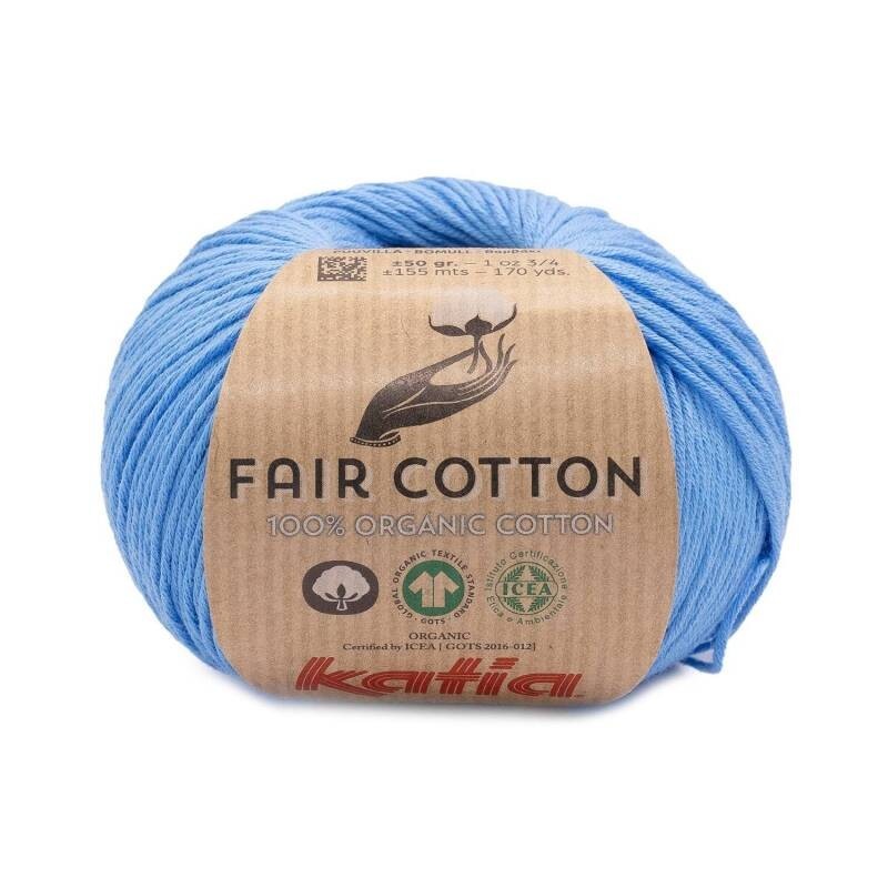 FAIR COTTON 56  hoog hemelsblauw 50gr
