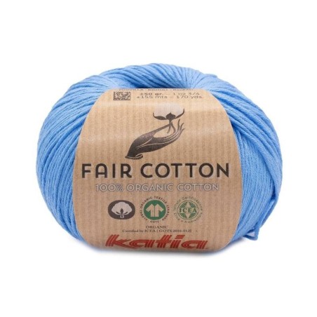 FAIR COTTON 56  hoog hemelsblauw 50gr
