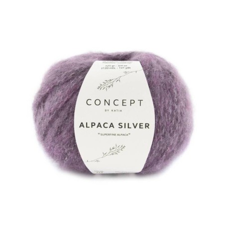 ALPACASILVER274 pruim kleur25gr
