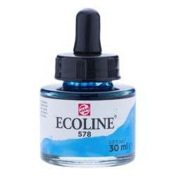 Ecoline 30 ml Hemelsblauw Cyaan