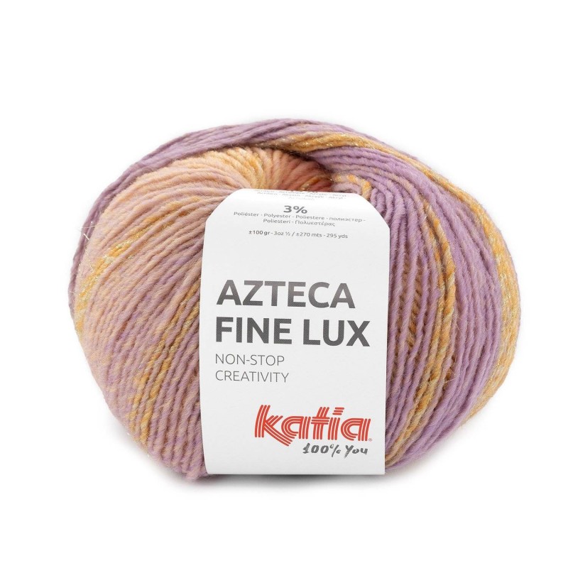 AZTECA FINE LUX 418 Kauwgom roze-paars-tint 100 gr
