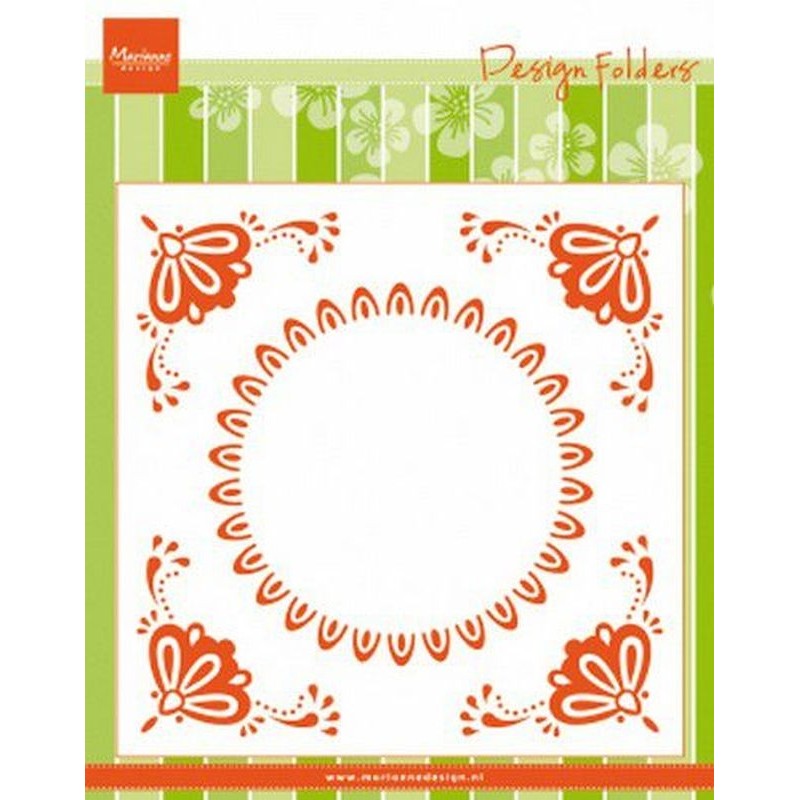 Marianne D Embossing folder Hollandse tegel DF3457