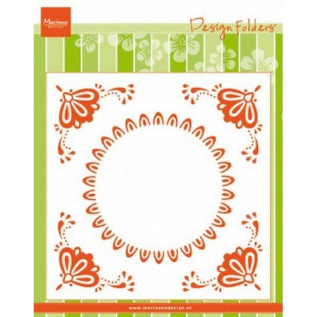 Marianne D Embossing folder Hollandse tegel DF3457