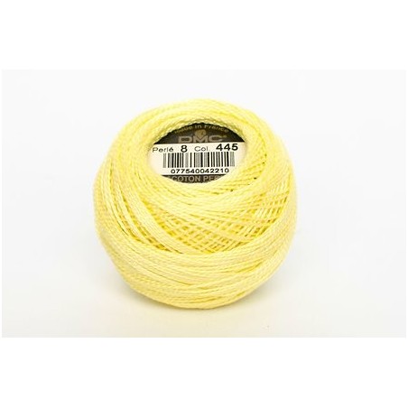 CotonPerl8Kanariegeel,licht445
